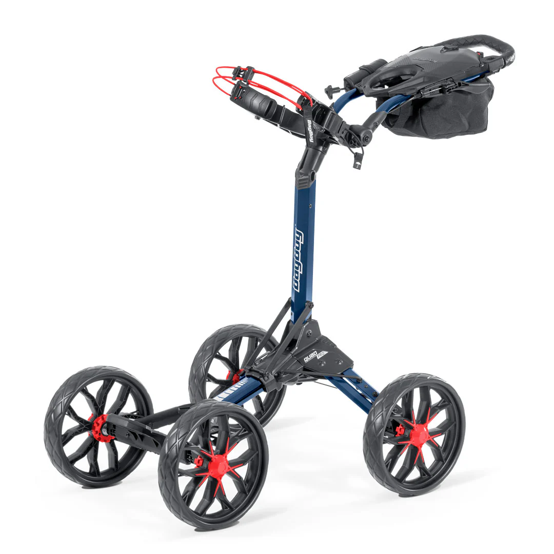 Quad Pro 4-Wheel Golf Push Cart - Image 2