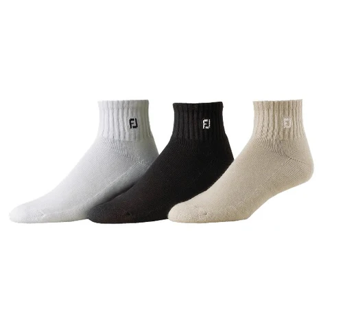 ComfortSof Men's Quarter Socks - 3 Pack