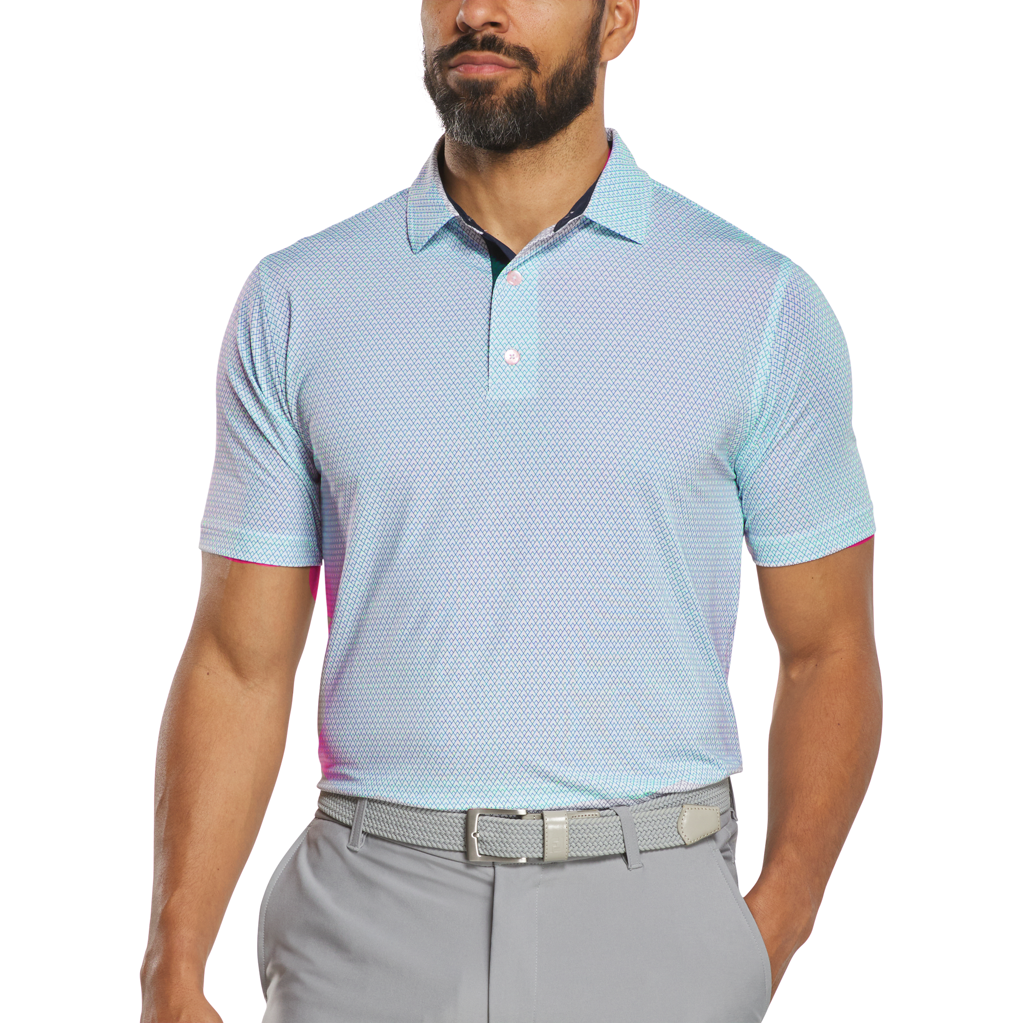 New Deco Diamond Print Lisle